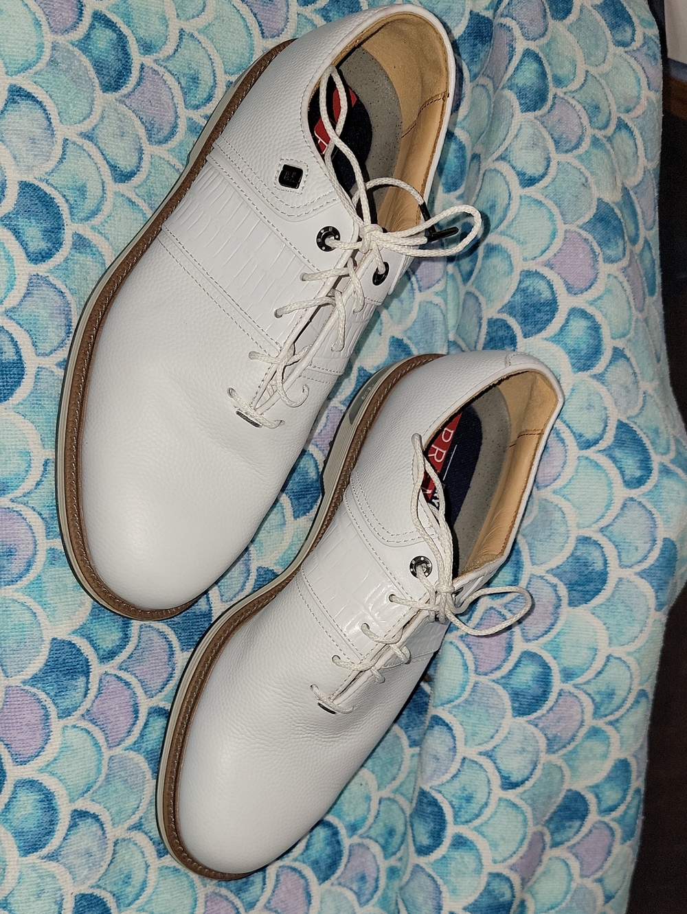 FootJoy Men's DryJoys Premiere Series Packard Golf Shoes - Size 8W